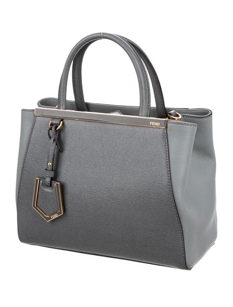 fendi 2jours petite faces leather tote bag tan|FENDI Petite 2Jours Tote .